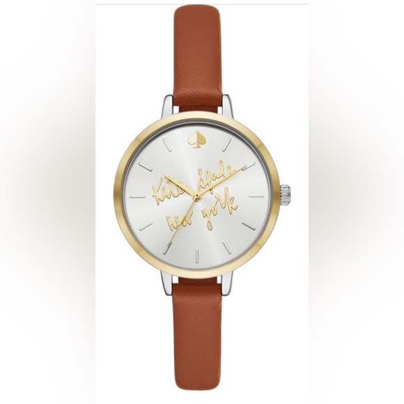 Kate Spade Dial Leather Strap Watch 34mm